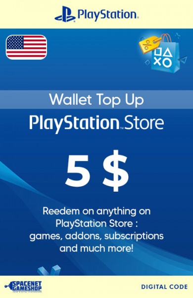 PSN Card $5 USD [US]